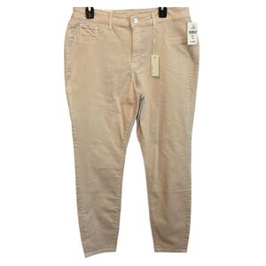 NWT Warp & Weft Blush Pink JFK Skinny Jean in Size 16